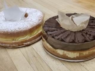 Lemon Ring & Boston Cream Ring